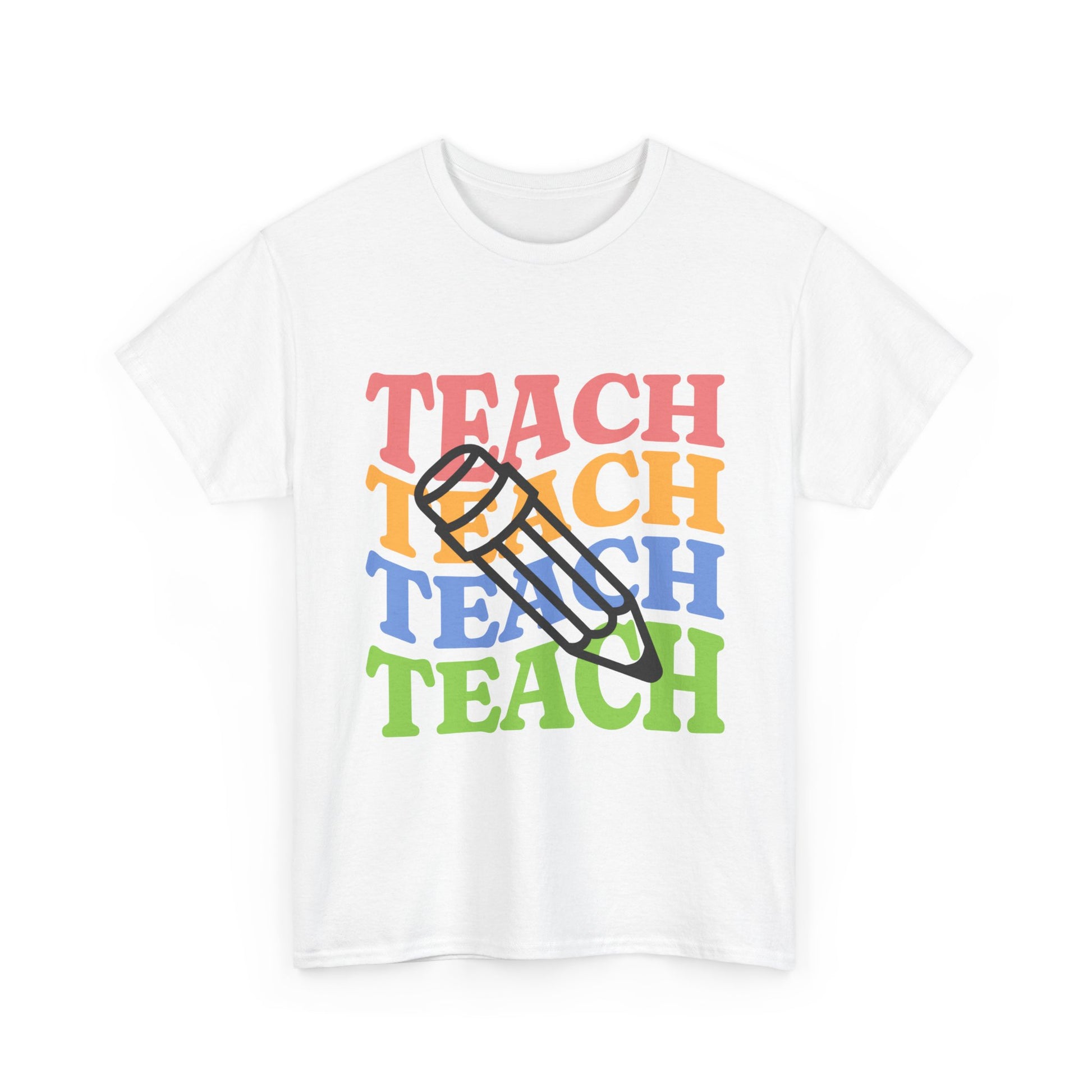 "TEACH" Heavy Cotton Tee - Luxe Mod 