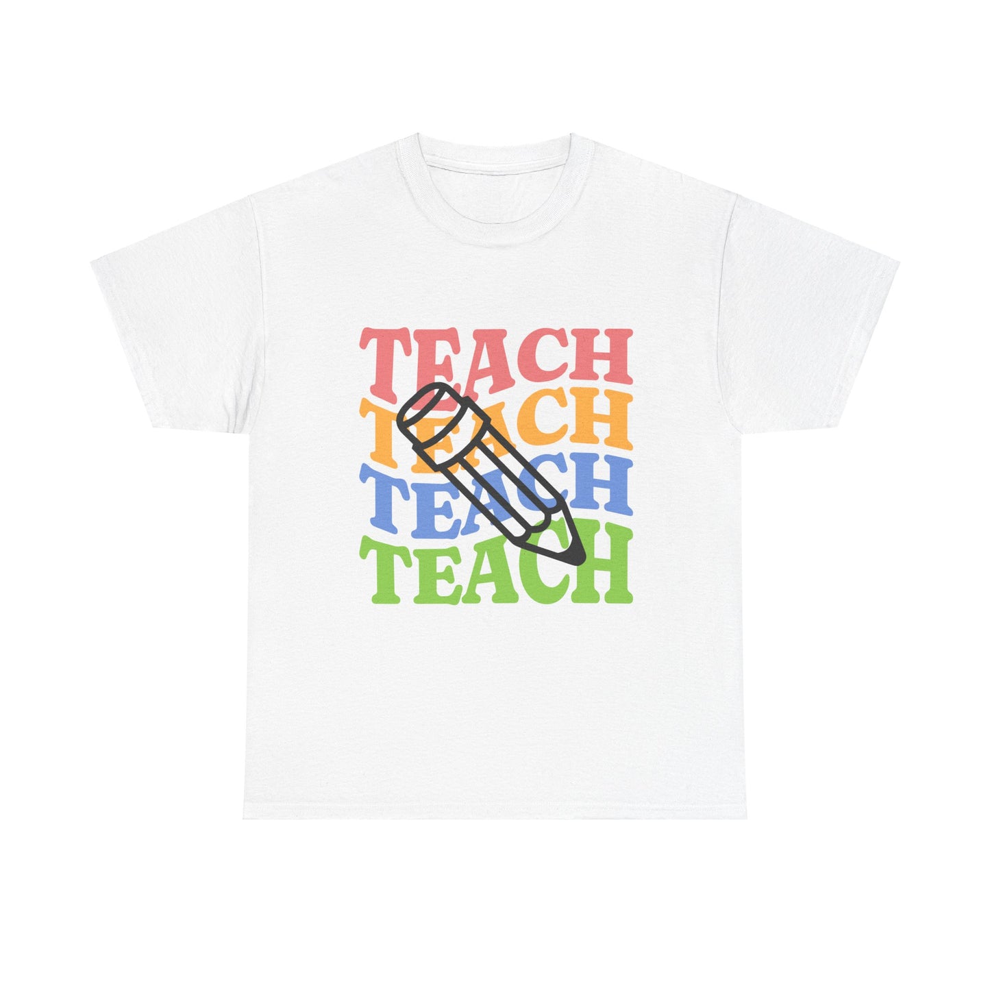 "TEACH" Heavy Cotton Tee - Luxe Mod 